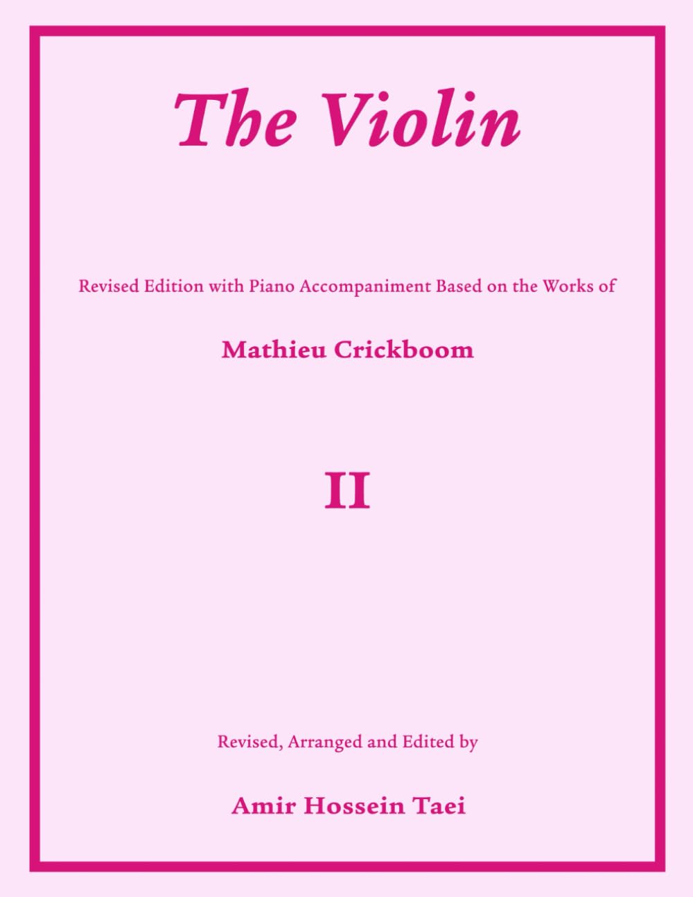 “The Violin II” book has been released, 18 March 2025